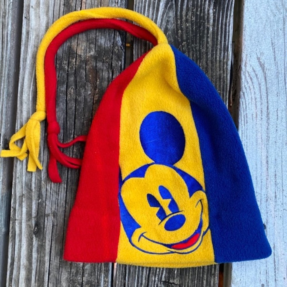 Rare Tasseled Felt Mickey Mouse Beanie